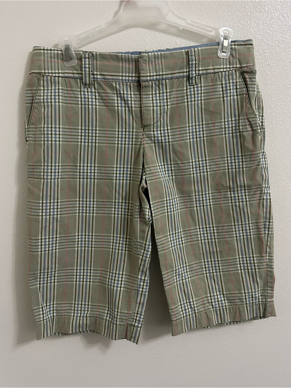 American Eagle plaid Y2K plaid long shorts